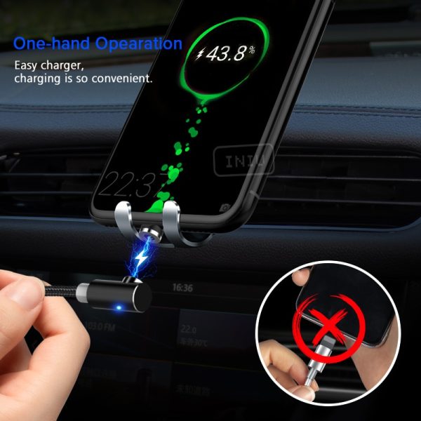 2m Magnetic Cable Micro USB Type C Adapter Charger Fast Charging For Magnet  Cord - Image 2