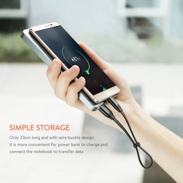 Baseus Portable C-Type Cable for Cell Phone Charger Cable Fast Charge USB C-Type Cable - Image 5