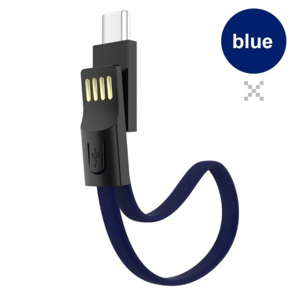 Portable Keychain USB Data cable for iPhone Micro USB Type C Fast Charging Mobile Phone Charger Cable for Samsung Galaxy Xiaomi - Image 8