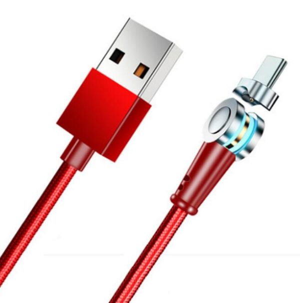 Rotate 180 degree Magnetic USB Cable 5A Fast Charging USB C Charger Micro USB Type c Cable For Xiaomi mi Huawei - Image 10