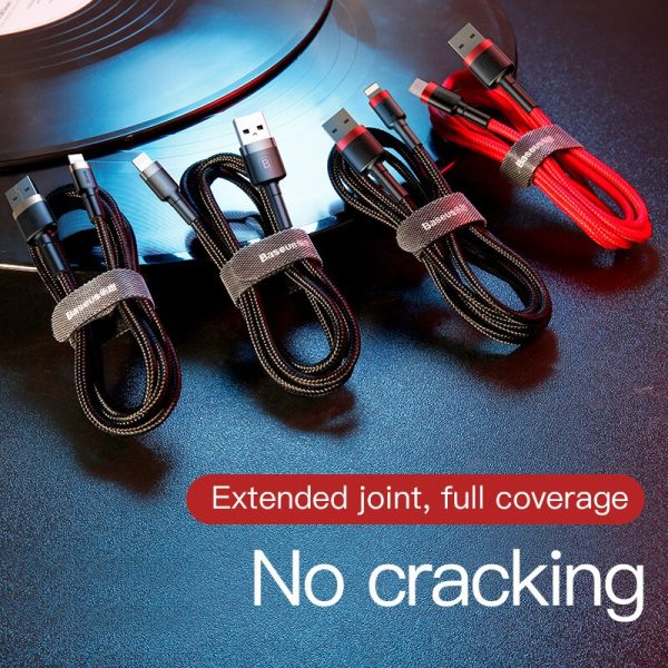 Baseus Classic USB Cable for iPhone xs max Charger USB Data Cable for iPhone X 8 6 6s 2.4A USB Charging Cable Phone Cord Adapter - Image 6