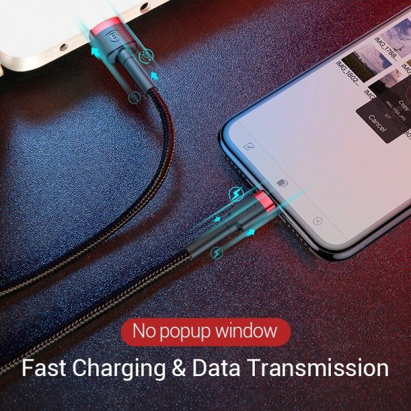 Baseus Classic USB Cable for iPhone xs max Charger USB Data Cable for iPhone X 8 6 6s 2.4A USB Charging Cable Phone Cord Adapter - Image 3