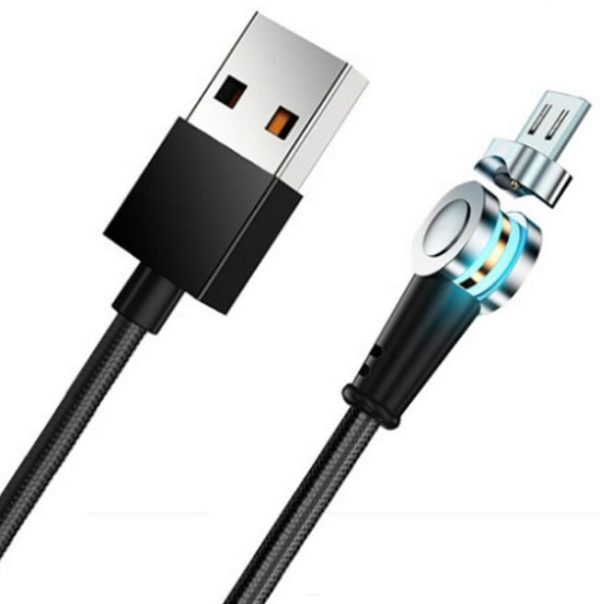 Rotate 180 degree Magnetic USB Cable 5A Fast Charging USB C Charger Micro USB Type c Cable For Xiaomi mi Huawei - Image 7