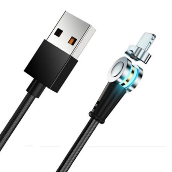 Rotate 180 degree Magnetic USB Cable 5A Fast Charging USB C Charger Micro USB Type c Cable For Xiaomi mi Huawei - Image 9
