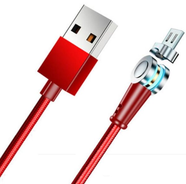 Rotate 180 degree Magnetic USB Cable 5A Fast Charging USB C Charger Micro USB Type c Cable For Xiaomi mi Huawei - Image 11