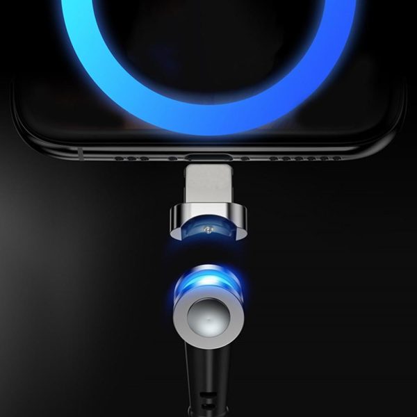 Rotate 180 degree Magnetic USB Cable 5A Fast Charging USB C Charger Micro USB Type c Cable For Xiaomi mi Huawei - Image 3